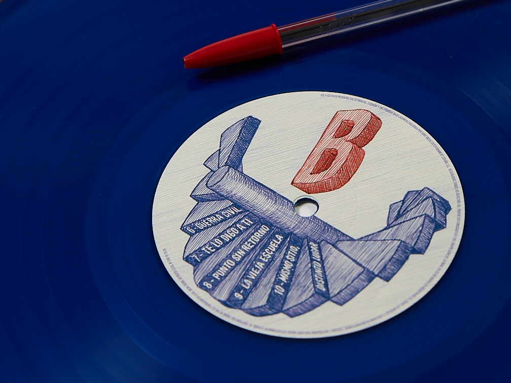Vetusta Morla MSDL Canciones Dentro de Canciones vinyl LP 12 vinilo azul